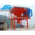 port machine dust collector hopper